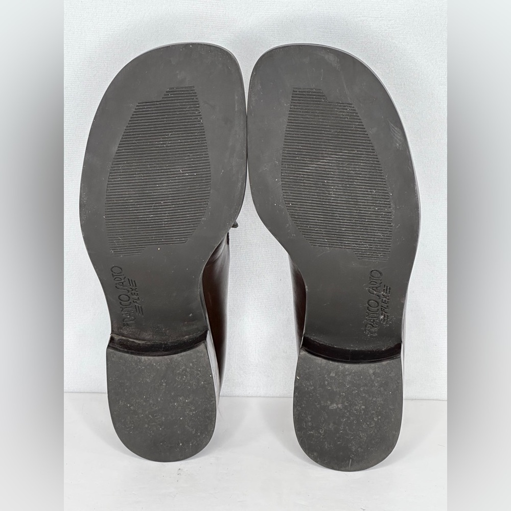 Franco Sarto Brown Leather Loafers - Picture 7 of 8